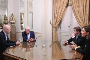 Rodríguez Larreta se reunió con Felipe González, expresidente de España