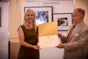 El Cuerpo Legislativo distinguió a Karim Makarius por su trayectoria