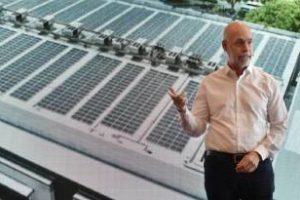 La Rural: Larreta participó de la inauguración del parque solar