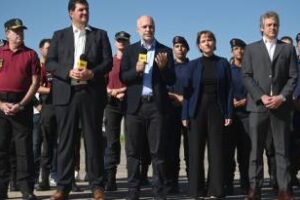 Larreta presento al ministro de Justicia y Seguridad Eugenio Burzaco