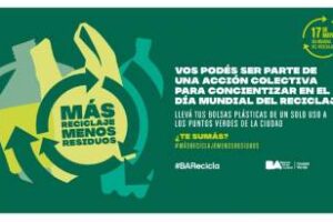 Ciudad:Empiezan a juntar bolsas plásticas en los Puntos Verdes