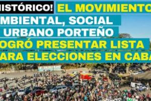 Presento Lista:»El Movimiento La Ciudad Somos Quienes La Habitamos»