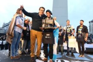 El ganador del 5to Campeonato Federal del Asado Héctor Caballero