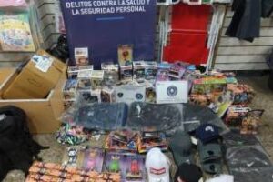 Secuestraron: 10 millones de pesos en juguetes nocivos para la salud