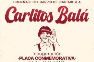 Comuna 15:Gran homenaje del barrio de Chacarita a Carlitos Balà