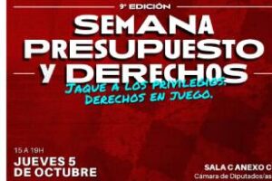 Llega la 9° edición de la “Semana Presupuesto y Derechos”