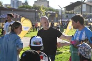 Colegiales:Larreta y Muzzio inauguraron el Parque Ferroviario