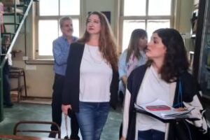 La Defensora del Pueblo ,visito la Escuela Mariano Moreno