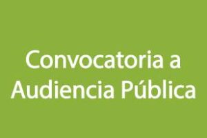 Ciudad de Buenos Aires:Convocatoria a Audiencia Pública