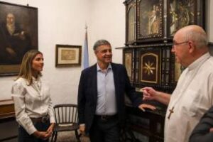 Jorge Macri recorrió la casa donde vivió Mama Antula,la beata argentina
