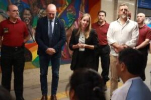 Ciudad:Vicejefa de Gobierno,en el acto de policía caída en servicio