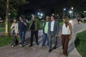 Ciudad:Renovaron las luminarias en el Parque Barrancas de Belgrano