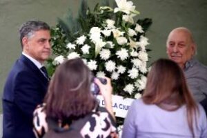 Jorge Macri:Rindió homenaje a las víctimas de la Embajada de Israel