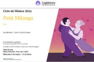 Legislatura:Cultura Petit Milonga, Ciclo de Mùsica 2024