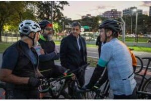 Parque Sarmiento:Más de 700 ciclistas usan por día la nueva pista