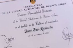 El Cuerpo Legislativo destacó la carrera y trayectoria de Juan Quaranta