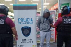 Villa Luro:Delincuente que intentó robar un supermercado detenido