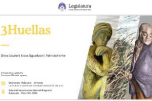 Palacio Legislativo se inaugura la muestra colectiva 3Huellas