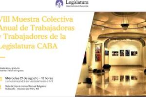 Muestra anual de trabajadores y trabajadoras de la Legislatura