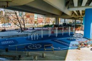 Comuna 1:Obras en Nodo Brasil un nuevo espacio para disfrutar