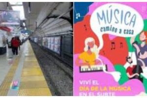 El Subte celebra  el Día de la Música con un recital en la Línea B