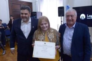 La Legislatura de la Ciudad reconoció a Graciela Susana