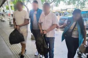 En la ciudad:Tres colombianos expulsados del país por robo