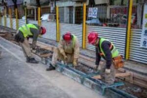 Ciudad:Comenzó la obra de renovación de la avenida Caseros