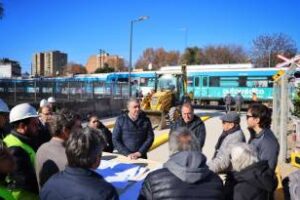 Liniers y Villa Luro:Avanza el nuevo paso bajo nivel del tren Sarmiento