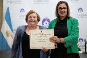 Legislatura:Reconoció, la abogada Stella Maris Martínez