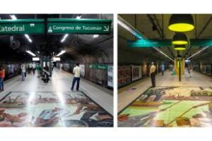 Subte D:Se reabrió la estación Plaza Italia completamente renovada