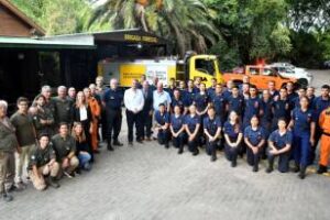 En la Ciudad: Jorge Macri recibió a los brigadistas forestales
